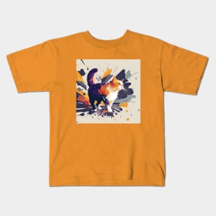 Graffiti Cat Kids T-Shirt